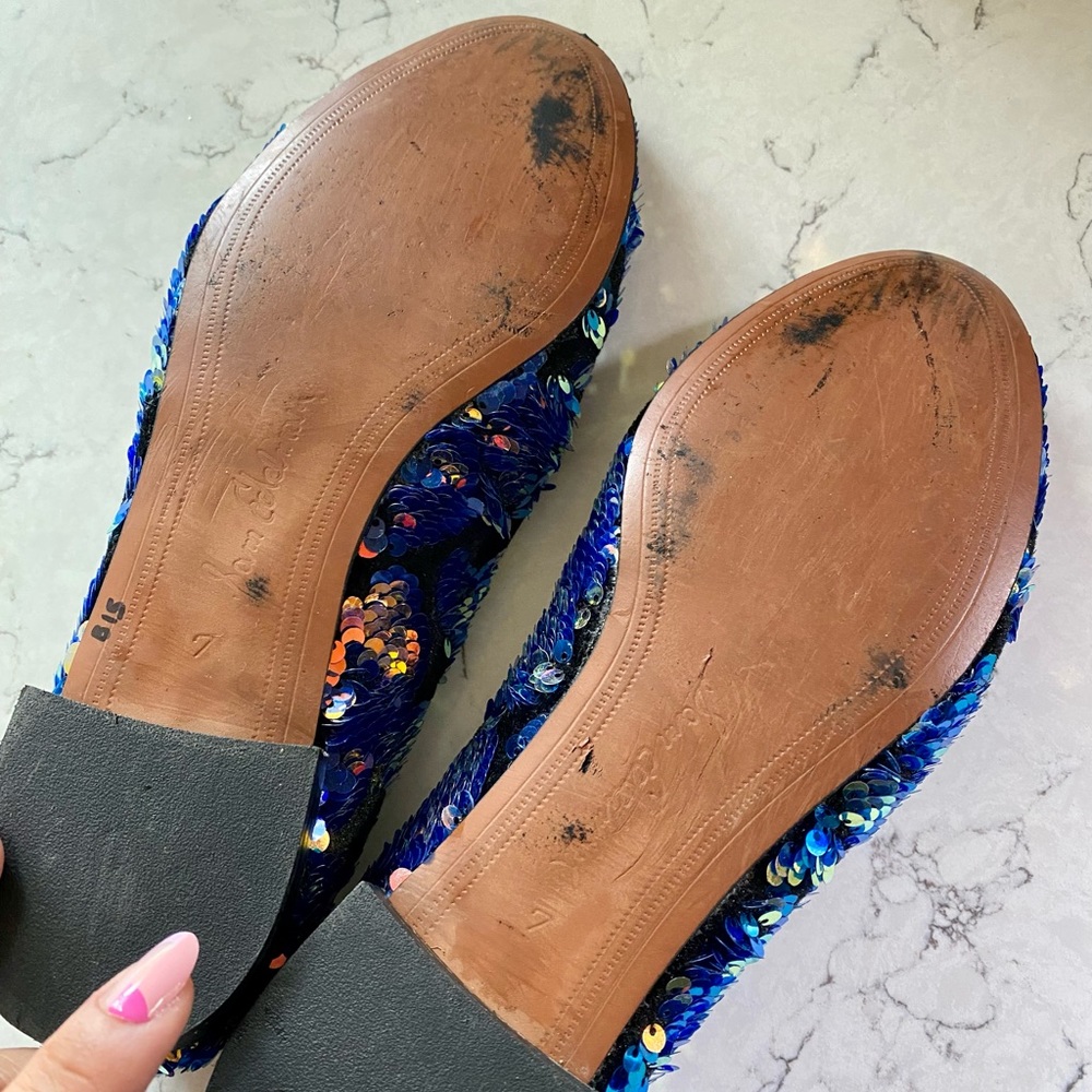 Sam Edelman “Jordy” sequin loafers, EUC - Picture 4 of 5